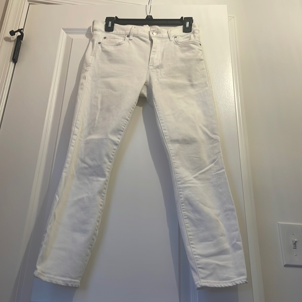 Gap white jeans short